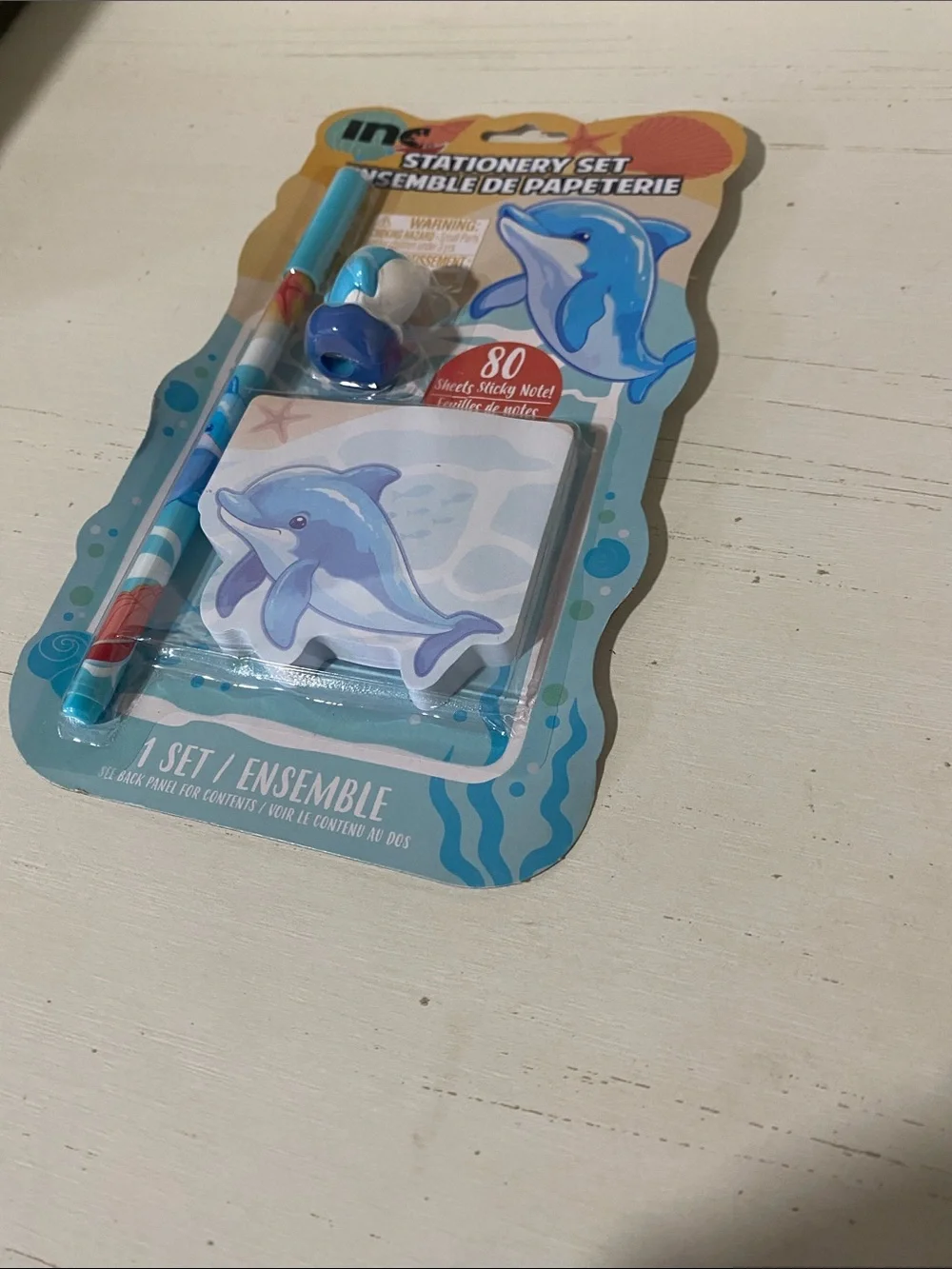 INC Dolphin Stationary Set 3 Piece Set